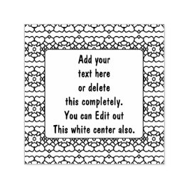 Sello Automático Negro y blanco 2f