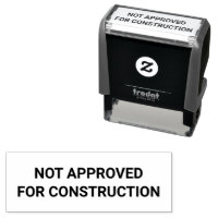 No Aprobado Para Estampilla De Construcción