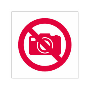 Sello Automático No se permiten fotos