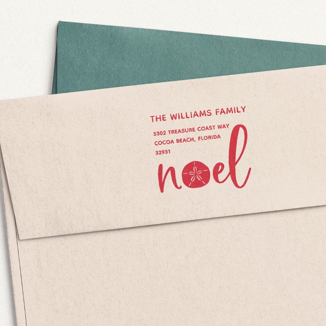 Sello Automático Noel costero | Dirección de devolución (Subido por el creador)