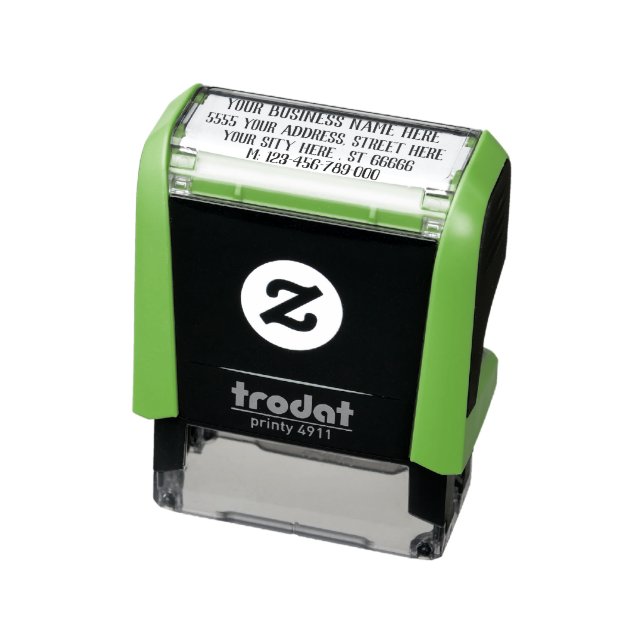 Sello Automático Nombre Comercial Personalizado Dirección de Devolu (Producto)