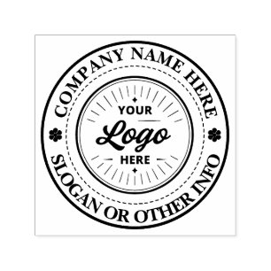 Sello Automático Nombre de empresa de logotipo comercial profesiona
