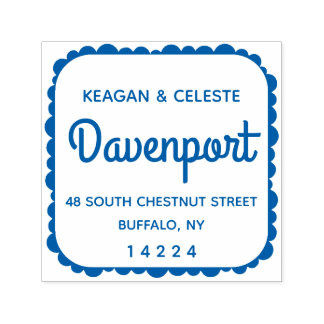 Sello Automático Nombre de familia Cree su propia dirección de devo