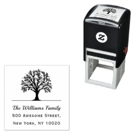 Sello Automático Nombre de familia de árbol Dirección de devolución