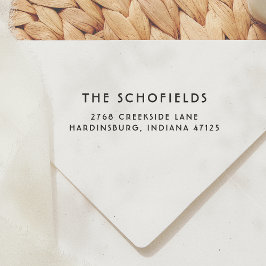 Sello Automático Nombre de familia de fuente deco moderna simple di