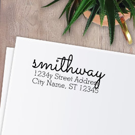 Sello Automático Nombre de familia de personalizado Sacramento dire