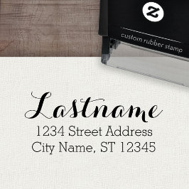 Sello Automático Nombre de familia de personalizado y dirección de 