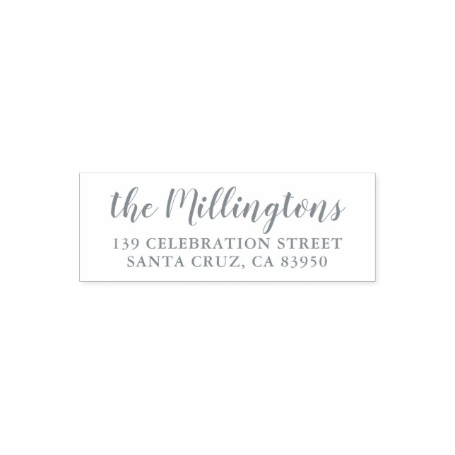 Sello Automático Nombre de familia de personalizado y dirección de  (Diseño)