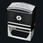 Sello Automático Nombre de Familia Personalizado Futuro Señor y Señ<br><div class="desc">Fácil de crear su propio sello de goma de devolución de dirección con tinta incorporada personalizado. Simplemente haga clic en el botón "Personalizar" arriba e ingrese su nombre,  familia o nombre de la empresa y dirección.</div>