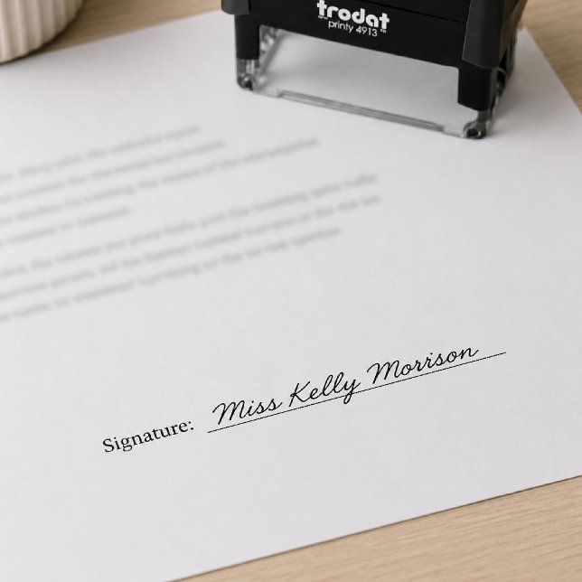 Sello Automático Nombre de firma profesional de negocios  (Subido por el creador)