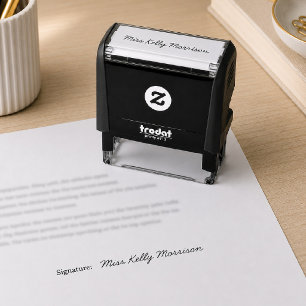 Sello Automático Nombre de firma profesional de negocios 