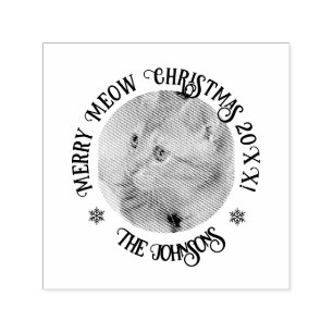 Sello Automático Nombre de foto de gato personalizar
