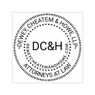 Sello Automático Nombre de la empresa Logotipo profesional Iniciale