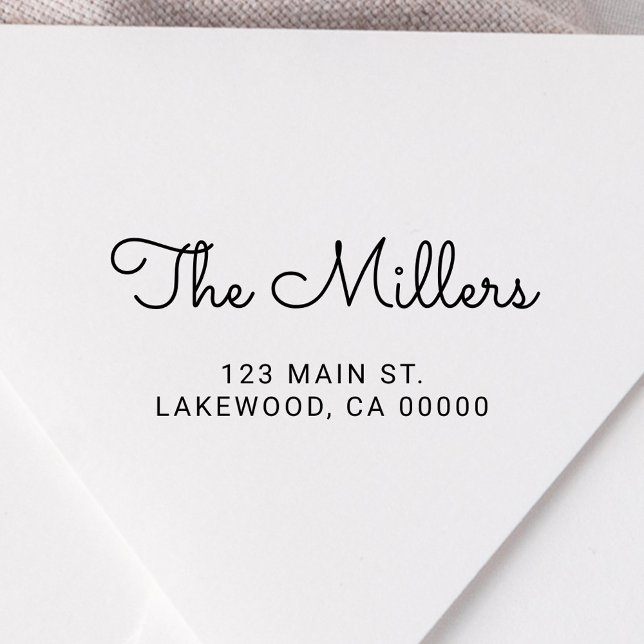 Sello Automático Nombre de la familia de guiones de escritura a man (Subido por el creador)