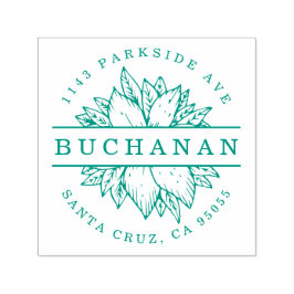 Sello Automático Nombre de la familia Dirección de devolución botán