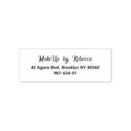 Sello Automático Nombre del estudio de maquillaje de guión Direcció