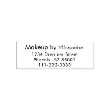 Nombre del estudio de maquillaje guión Dirección d