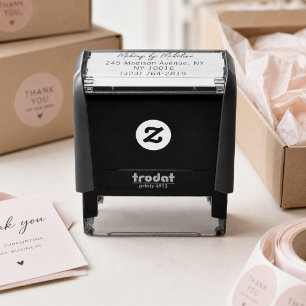 Sello Automático Nombre del estudio de maquillaje guión Dirección d
