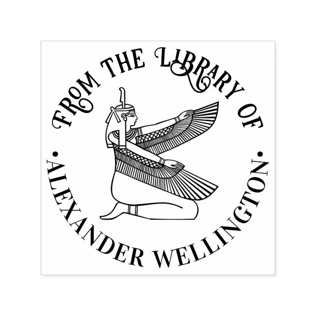 Sello Automático Nombre del libro de la biblioteca de arte de la lí (Diseño)