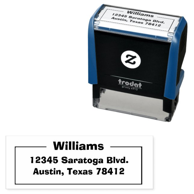 Sello Automático Nombre del señor con dirección completa | (In Situ)