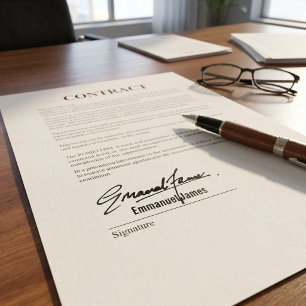 Sello Automático Nombre escrito a mano personalizado   Firma elegan