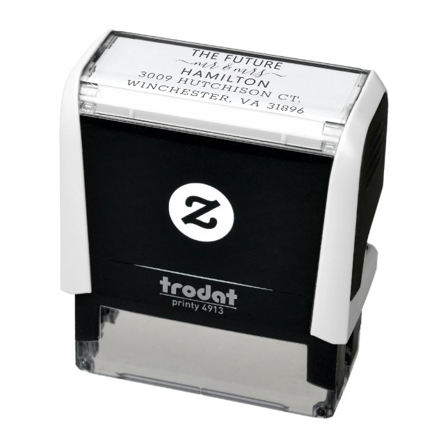 Sello Automático Nombre familiar personalizado Sr. y Sra. (Producto)