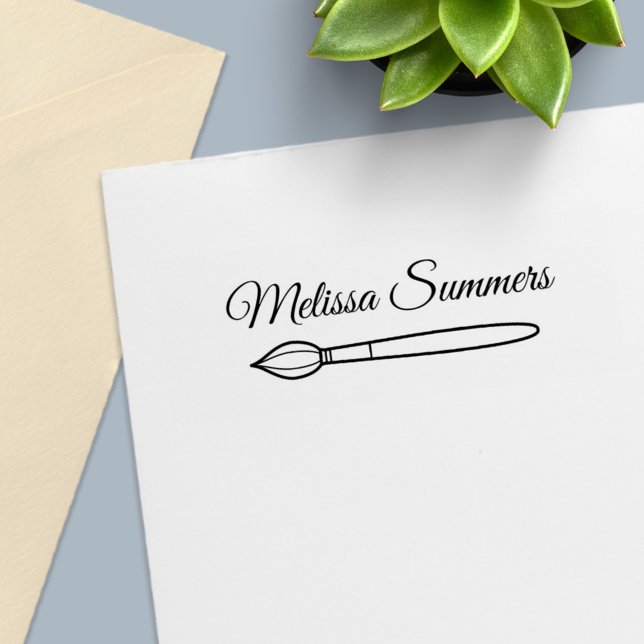 Sello Automático Nombre personalizado de pincel (Subido por el creador)