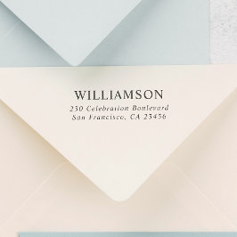 Sello Automático Nombre personalizado Dirección de devolución perso