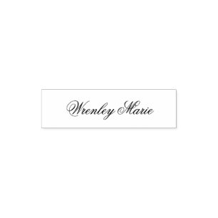 Sello Automático Nombre Personalizado Elegante Profesional