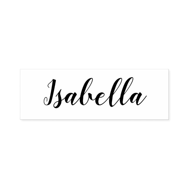 Sello Automático Nombre Personalizado Moderno Letra Elegante (Diseño)