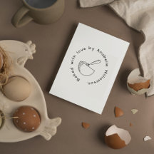 Nombre personalizado simple hecho con amor