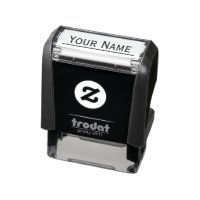 Nombre personalizado subrayado en blanco y negro m