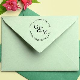 Sello Automático Nombre y apellidos Personalizado Dirección de devo