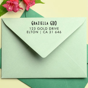 Sello Automático Nombre y apellidos Personalizado Dirección de devo