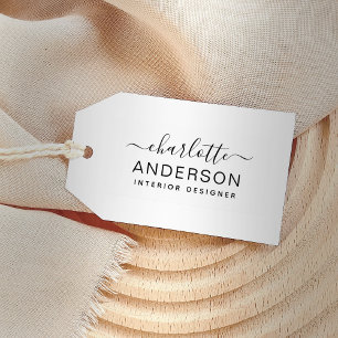 Sello Automático Nombre y cargo de trabajo mínimo moderno