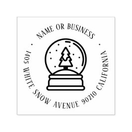 Sello Automático Nombre y dirección de devolución de correo de los 