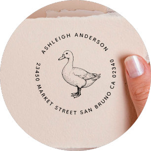 Sello Automático Nombre y dirección de devolución de familia de pat