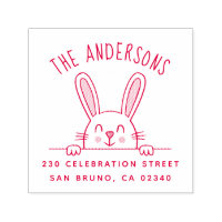 Nombre y dirección de devolución de la familia de 