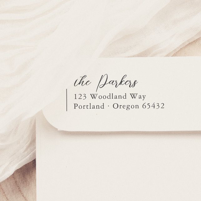 Sello Automático Nombre y dirección de devolución de la familia de  (Subido por el creador)