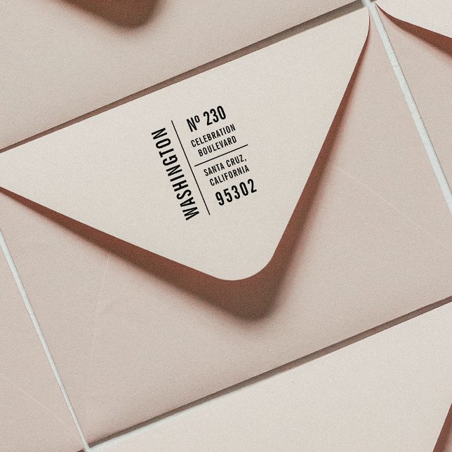 Sello Automático Nombre y dirección de devolución de la familia de  (Subido por el creador)