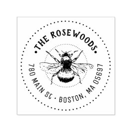 Sello Automático Nombre y dirección de familia únicos