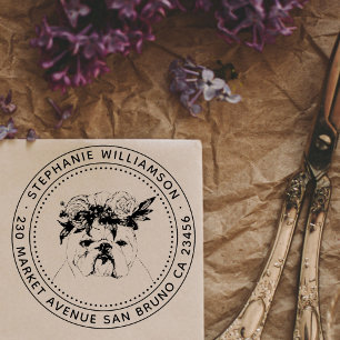 Sello Automático Nombre y dirección de retorno del Ilustracion de p