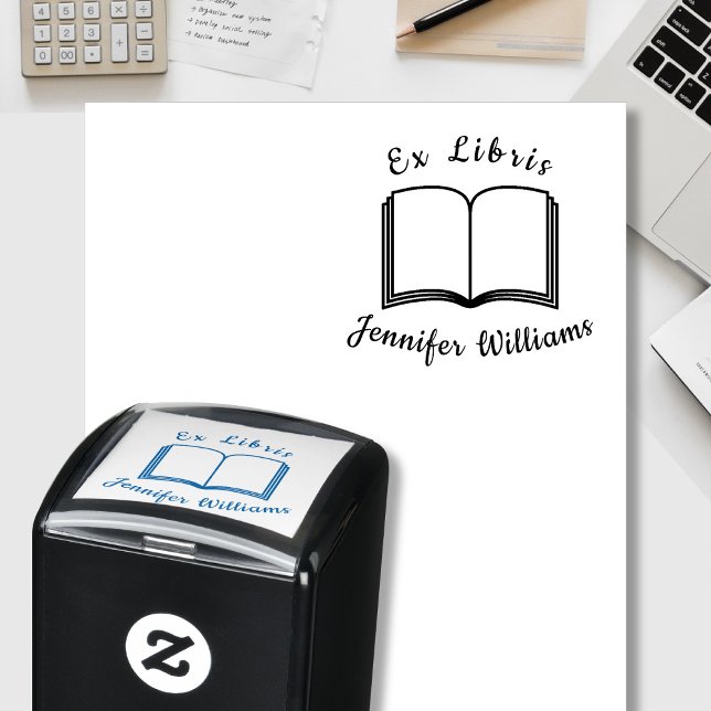 Sello Automático Nombre Y Libro Del Personalizado De La Biblioteca  (Subido por el creador)