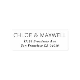 Sello Automático Nombres negrita modernos