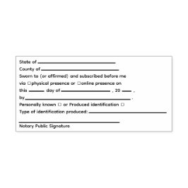 Sello Automático Notario Estándar Jurat