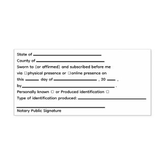 Sello Automático Notario Estándar Jurat