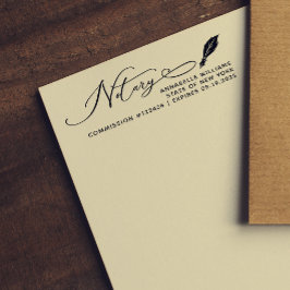 Sello Automático Notario móvil moderno público