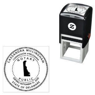Sello Automático Notario Público Delaware
