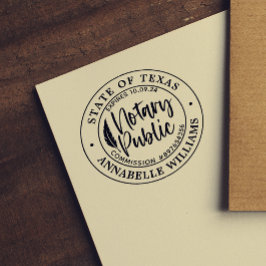 Sello Automático Notario público moderno