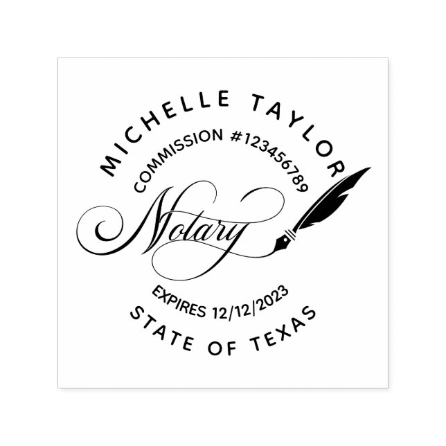 Sello Automático Notary Loan Signing Agent Professional Rubb modern (Diseño)